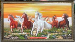 Tranh mã đáo thành công vẽ sơn dầu Sv128