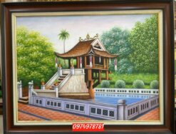 Tranh chùa một cột hà nội Sv134