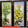 Tranh tứ tuý, tranh tứ quý tùng cúc trúc mai Sv218